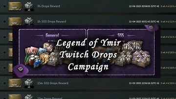 Legend of Ymir Twitch Drops Update