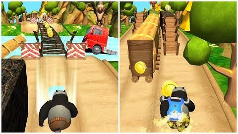 NEW PANDA RUN JUNGLE #7 | PLAY FUNNY RUNNER GAME | ANDROID/IOS