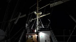 Sailing Boat Nadezhda In Russian Port And City Vladivostok