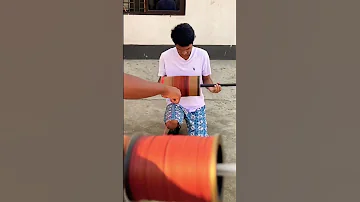 MANJA FILL FIRKI CHARKHI TRICKS Puran Dhaka Shakrain 2025 Best Trick To Roll Manja On Natai 
