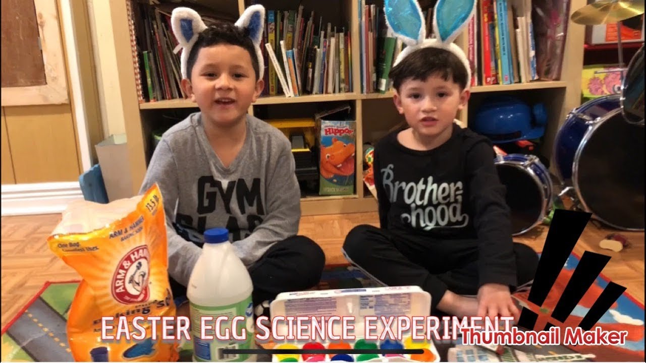 Easter Egg Science Experiment for Kids! EXPLOSION! - YouTube