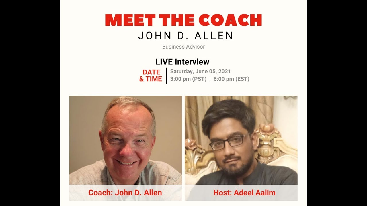 Meet The Coach - Episode 12 - John D Allen