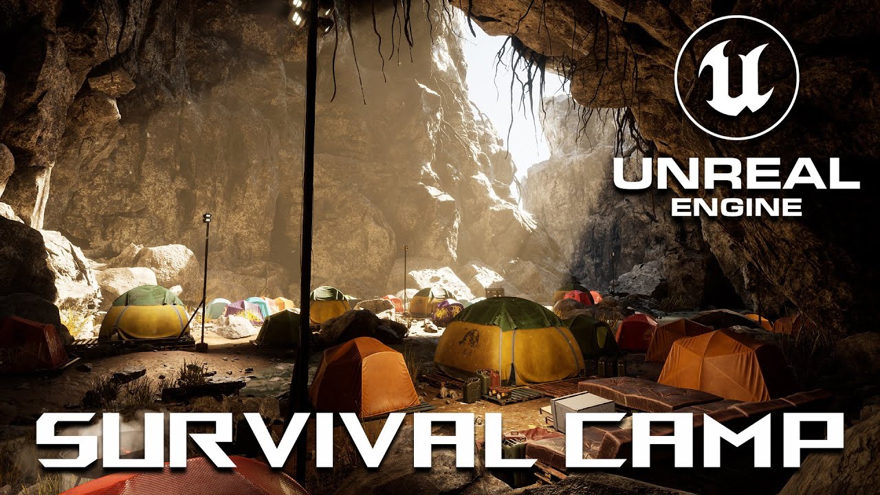 Underground Survival Camp | Unreal Engine 5 Cinematic Environment - YouTube