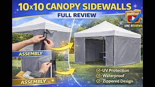 ⛺🌦️ Upgrade Your Canopy Setup! Kweetle Sidewalls for Pop Up Canopy Tent Review 🔥✨