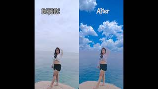 Tutorial mengedit foto di pantai pakai Aplikasi PicsArt dan Lr screenshot 2