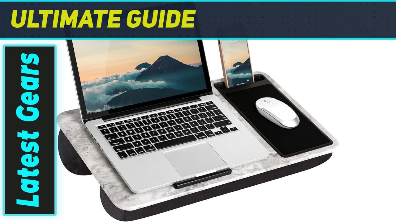 LapGear Home Office Lap Desk with Device Ledge – Best Comfort for Remote Work