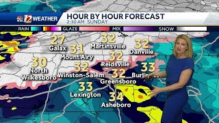 WATCH: Wintry Mix Developing and Slick Travel Likely