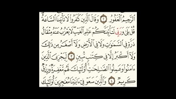 سورة سبأ ٣إلى٤ #سورةالكوثر #اكسبلور #المصحف #سورةالفاتحة #لايك #الرحمن #سورةالاخلاص #تيك_توك