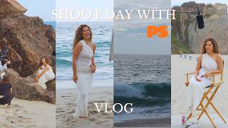 VLOG | Come With Me On Set with PopSugar for a beach photoshoot (BTS + Hair, Makeup & Chaos) Content