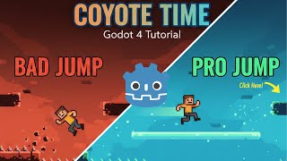 Easy Coyote Time in Godot 4: Make Your Platformer Feel Great! | ADVANCE JUMP Part I