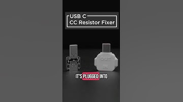 USB C CC Resistor Fixer adds missing 5.1k resistors learn.adafruit.com/resistor-fixer-case #adafruit