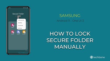 How to Lock Secure Folder manually - Samsung [Android 11 - One UI 3]