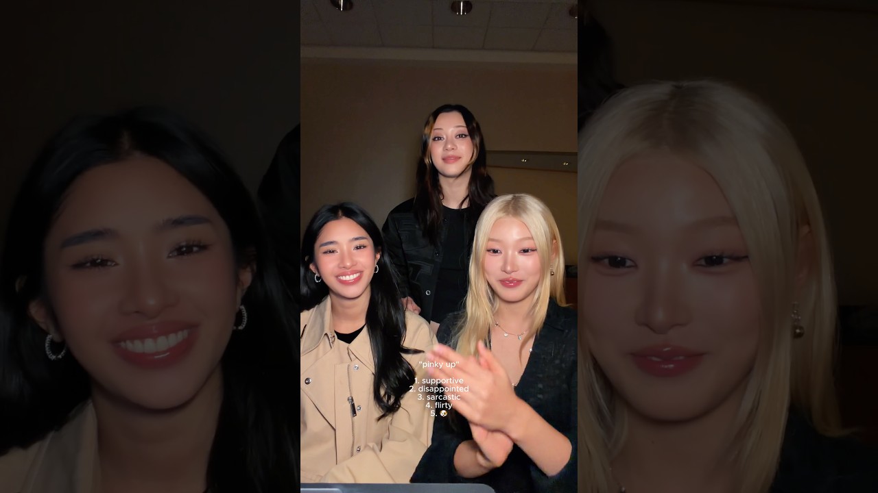 pinky up!!!! (emotional) #KATSEYE