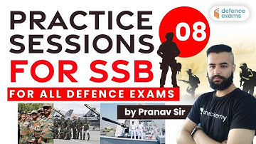 11:30 AM - SSB Interview Preparation | Practice Sessions with Pranav Dutta (Day-8)