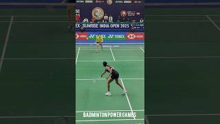 “Hard work meets greatness – Sindhu 💯 #badminton