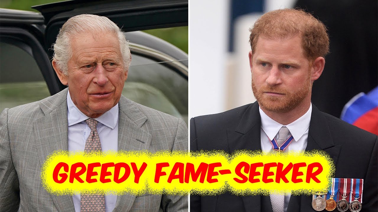 King Charles wants to leave greedy fame-seeker Prince Harry with nothing