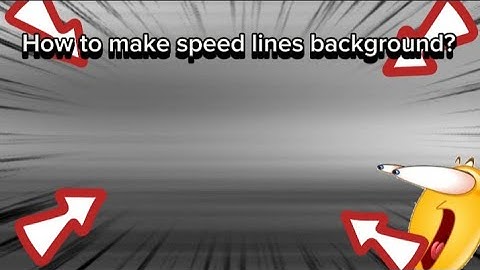 How to make speed lines background?
