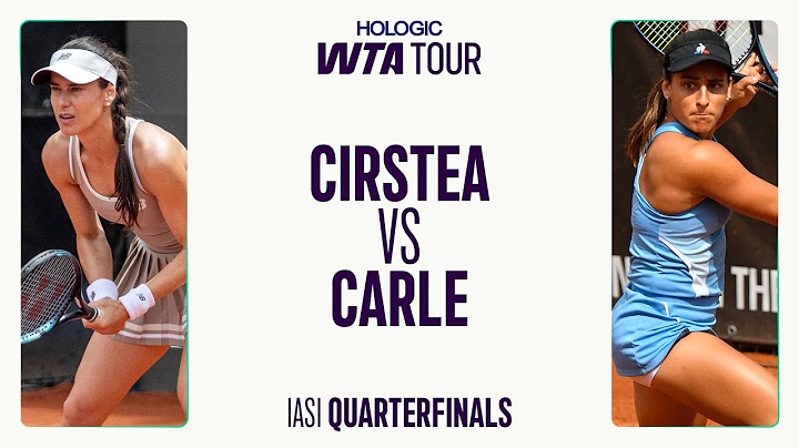 Sorana Cirstea vs. Maria Carle | 2025 Iasi Quarterfinal | WTA Match Highlights