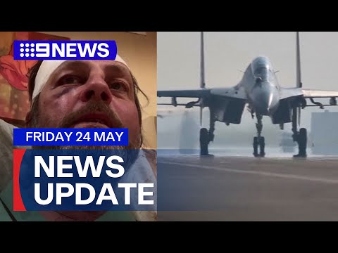 Aussies hospitalised after Singapore Airlines flight; Taiwan tensions escalate | 9 News Australia