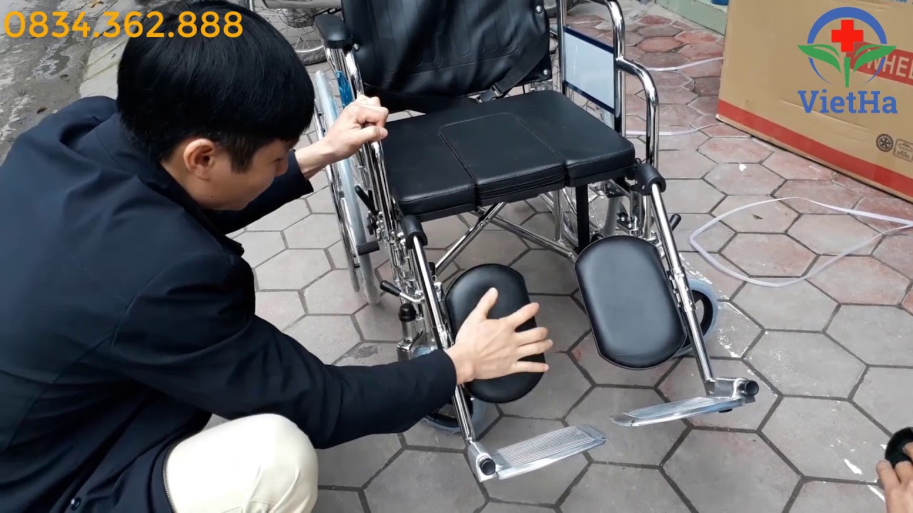 Xe lăn ghế ngả có bô lucass X7