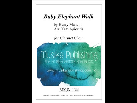 Baby Elephant Walk Clarinet Choir Youtube
