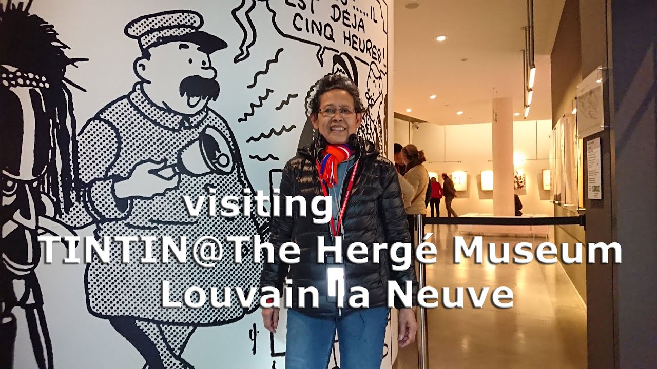TINTIN at The Hergé Museum, Louvain la Neuve