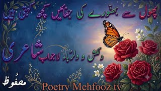 Best urdu poetry | urdu shayari | Beautiful poetry | urdu shayari collection | Hearttouching poetry  screenshot 4