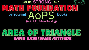 #Geometry Session 009 area of triangles, same base and same altitude type, same base , same altitude