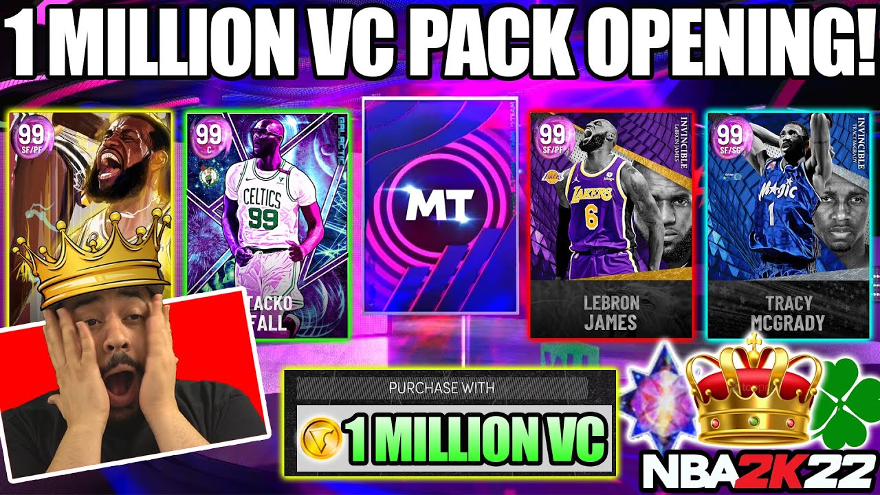 I SPENT OVER 1 MILLION VC FOR LEBRON JAMES AND PULLED MULTIPLE DARK MATTERS! NBA 2K22 PACK OPENING