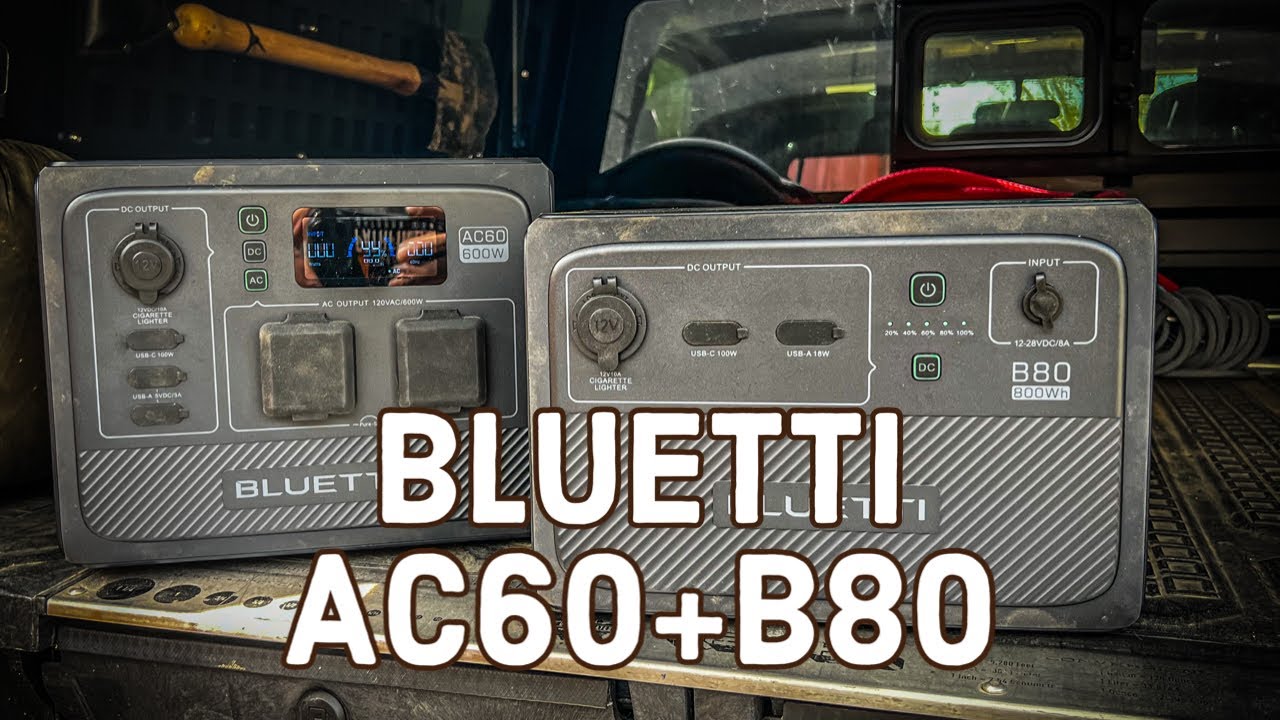 Check out BLUETTI's new AC60 solar generator and B80 battery