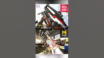 Inspect Weapons COD Mobile vs Apex Legends Mobile #Shorts