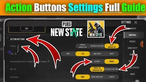 Pubg New State Action Buttons Settings Full Guide_Pubg New State (PNS) All Settings Work_