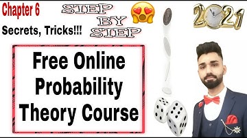 Probability Theory, Probability Introduction Ch 6 Experiment, Event etc.| Statistics Tutor | Purdue