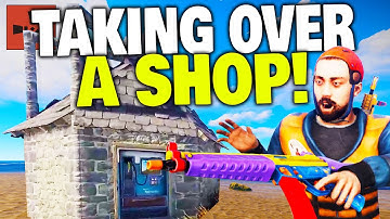 TAKING OWNERSHIP of my NEIGHBORS SHOP after RAIDING IT! - Rust Solo Survival (Part 2/2)