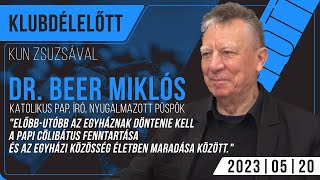 "Ősi átok van az emberiségen, amiért állandóan háborúzik." - Dr. Beer Miklós a Klubrádióban