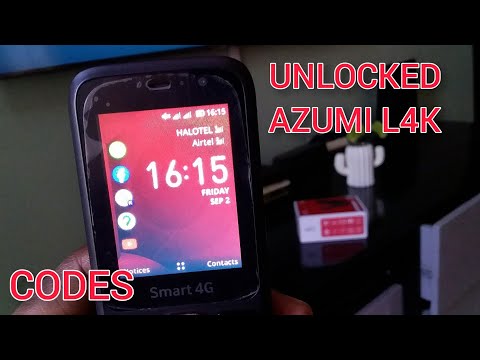 Unlock Network Azumi L4K T Smart 4G NCK Codes Available Wasiliana Nami BongoPrideTV