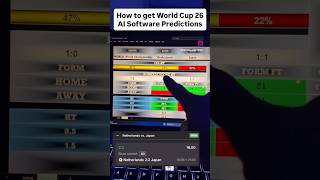 How to get World Cup 26 AI Software Predictions #footballpredictions #worldcup #correctscore