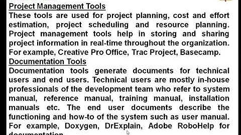 UNIT 5 LECT 4 CASE TOOLS