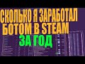 СКОЛЬКО Я ЗАРАБОТАЛ НА ПЕРЕПРОДАЖЕ С ПОМОЩЬЮ БОТА ЗА 445ДНЕЙ? [ЗАРАБОТОК НА ПЕРЕПРОДАЖЕ В STEAM]