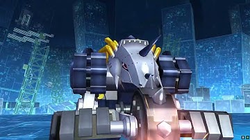 Datamon evolve GroundLocomon and Skill.: Digimon Cyber Sleuth