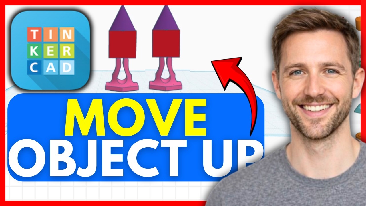 How To MOVE Object Up In Tinkercad (EASY) 2026 - YouTube