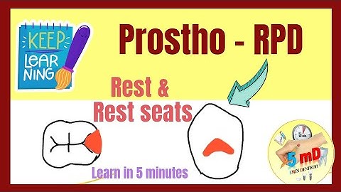 Rest and Rest Seats - Direct Retainers - RPD - PROSTHODONTICS (easy notes)