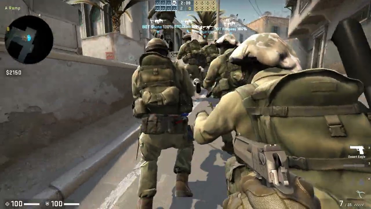 Counter Strike: Global Offensive is now back on Steam! (Short Gameplay with Bots)