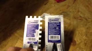 What's the difference in tile trowels? Flat and Notched