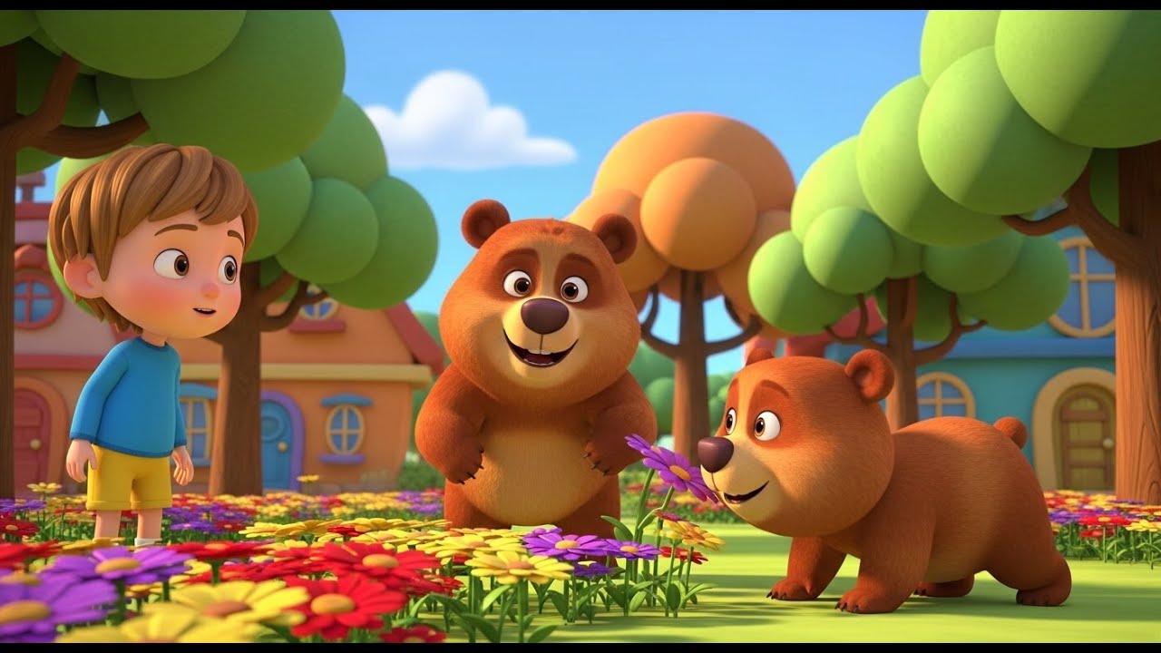 Contando Osos en el Bosque | Canciones Infantiles y Rimas Educativas para Niños