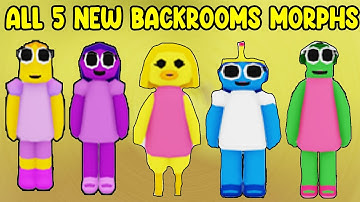 UPDATE - How To Find ALL 5 NEW BACKROOMS MORPH in Find The Backrooms Morphs