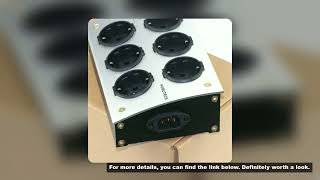 Classic Japanese Furutech e-TP60 six position power strip plug HiFi audio socket aluminum alloy filt