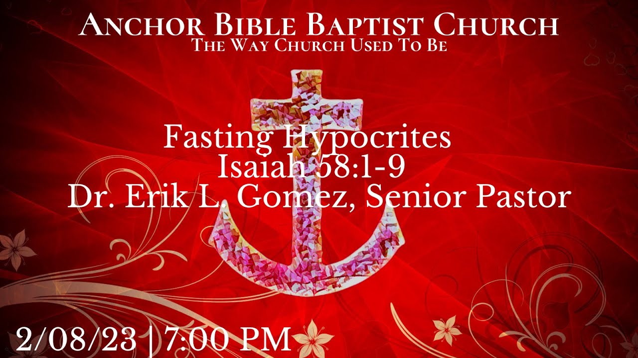Fasting Hypocrites | Isaiah 58:1-9