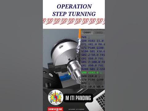 What Is Step Turning In CNC | Step Turning In Lathe Operation #turning ...