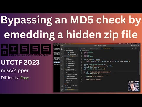 TOCTOA bypass via hidden zip file - UTCTF 2023 - misc/Zipper